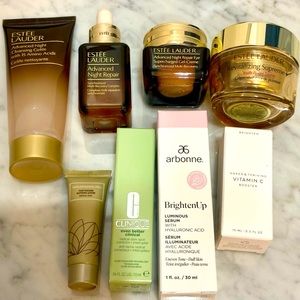Estee lauder advanced cleansing healer, serum, eye, revitalizing cream plus more